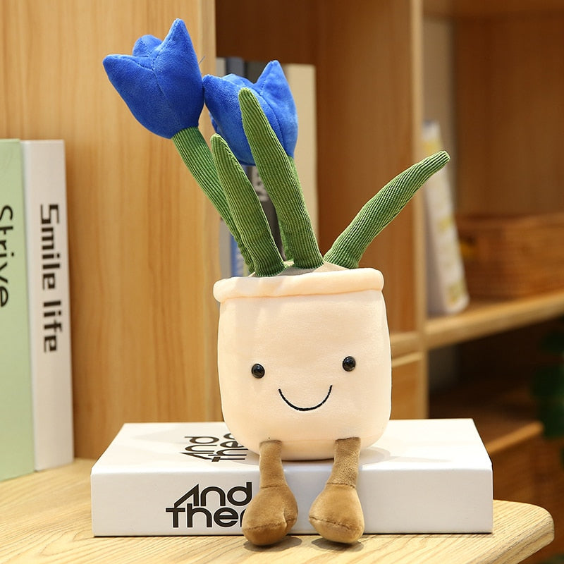 Tulipa Plantas Suculentas de Pelúcia