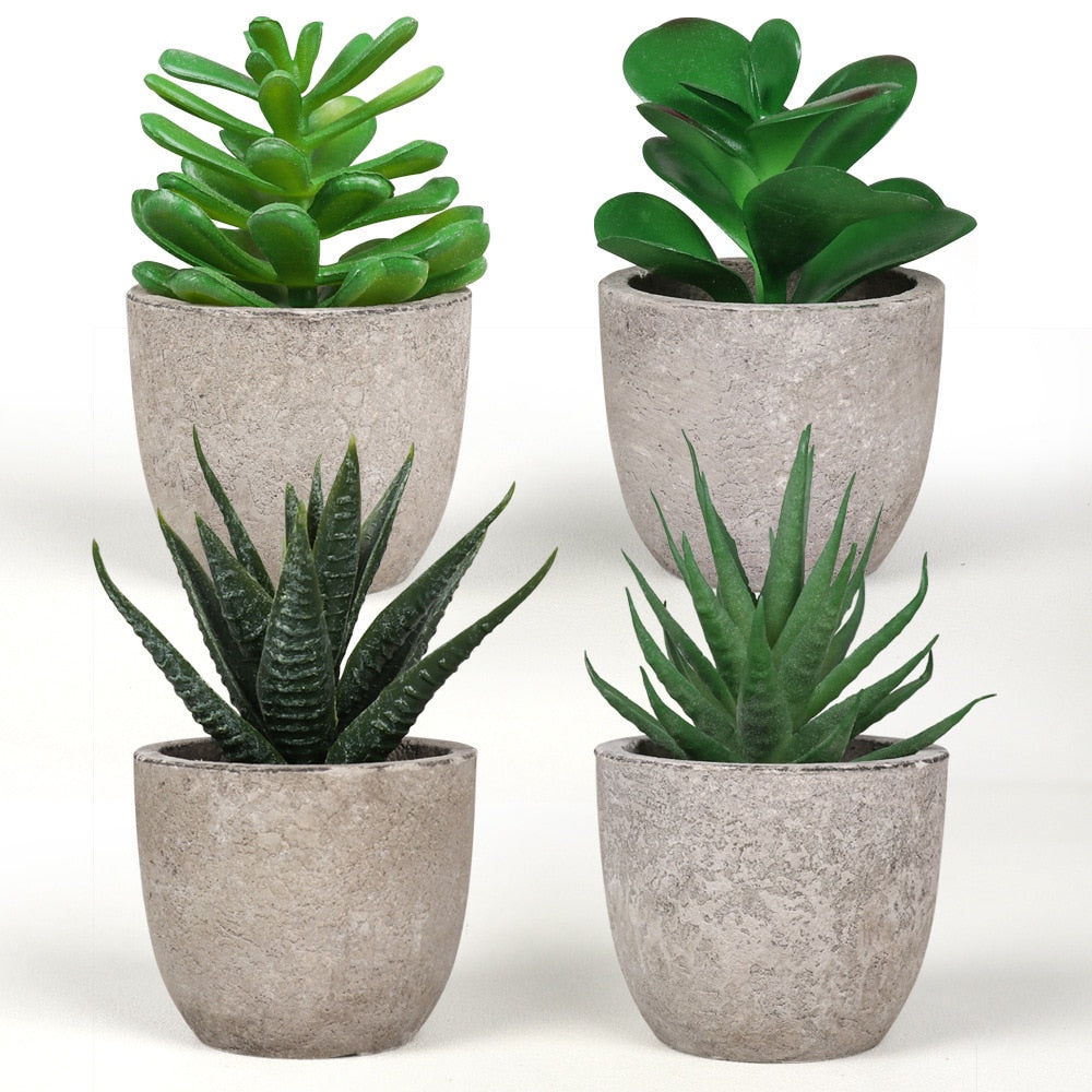 Vaso Artificial Aloe Pequeno